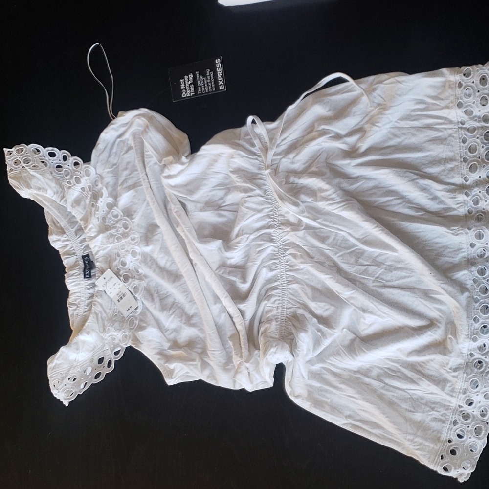 Express white dress